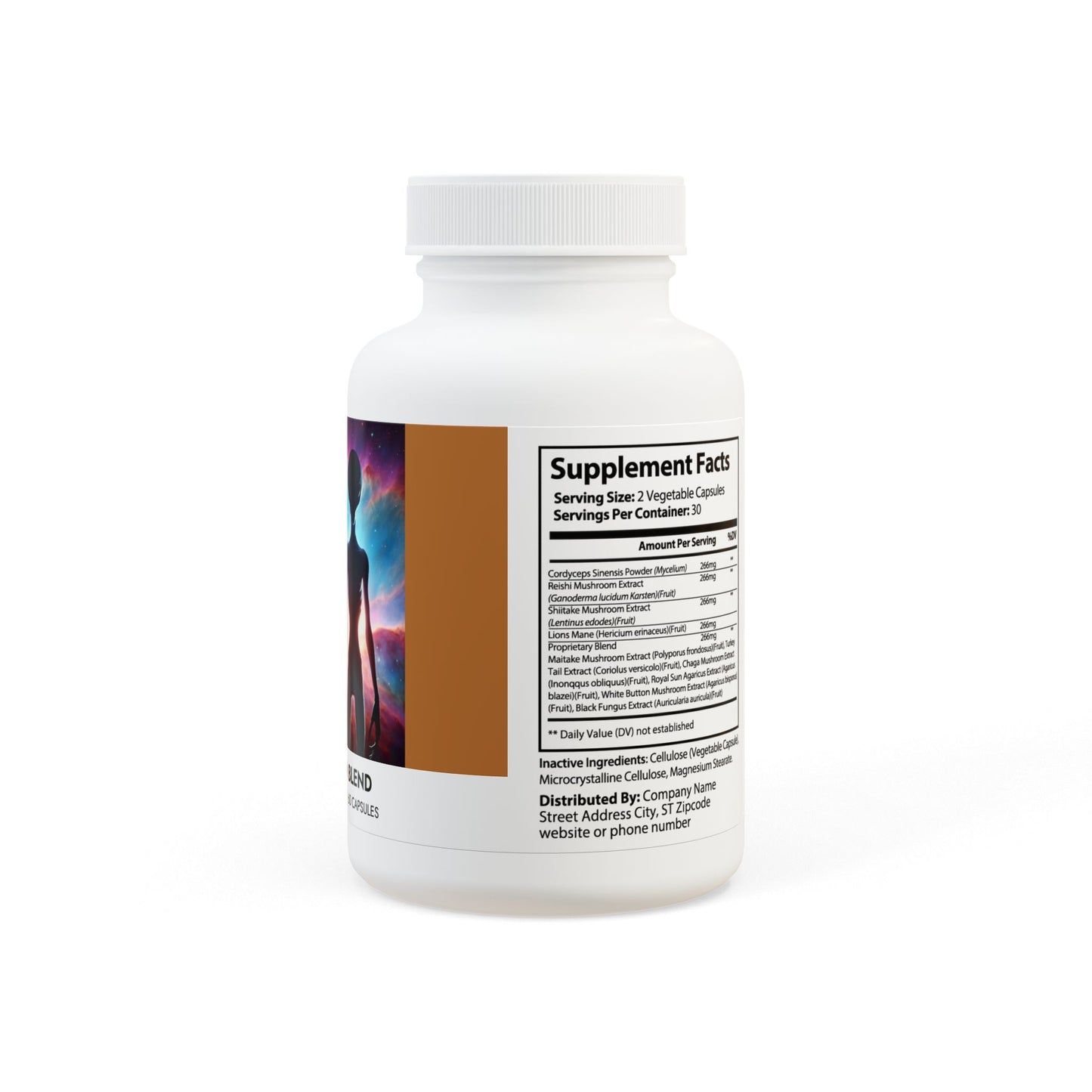 20iD MycoGenesis™ – NeuroMyco Astral Complex - Mushroom Blend Supplement (60 Capsules)