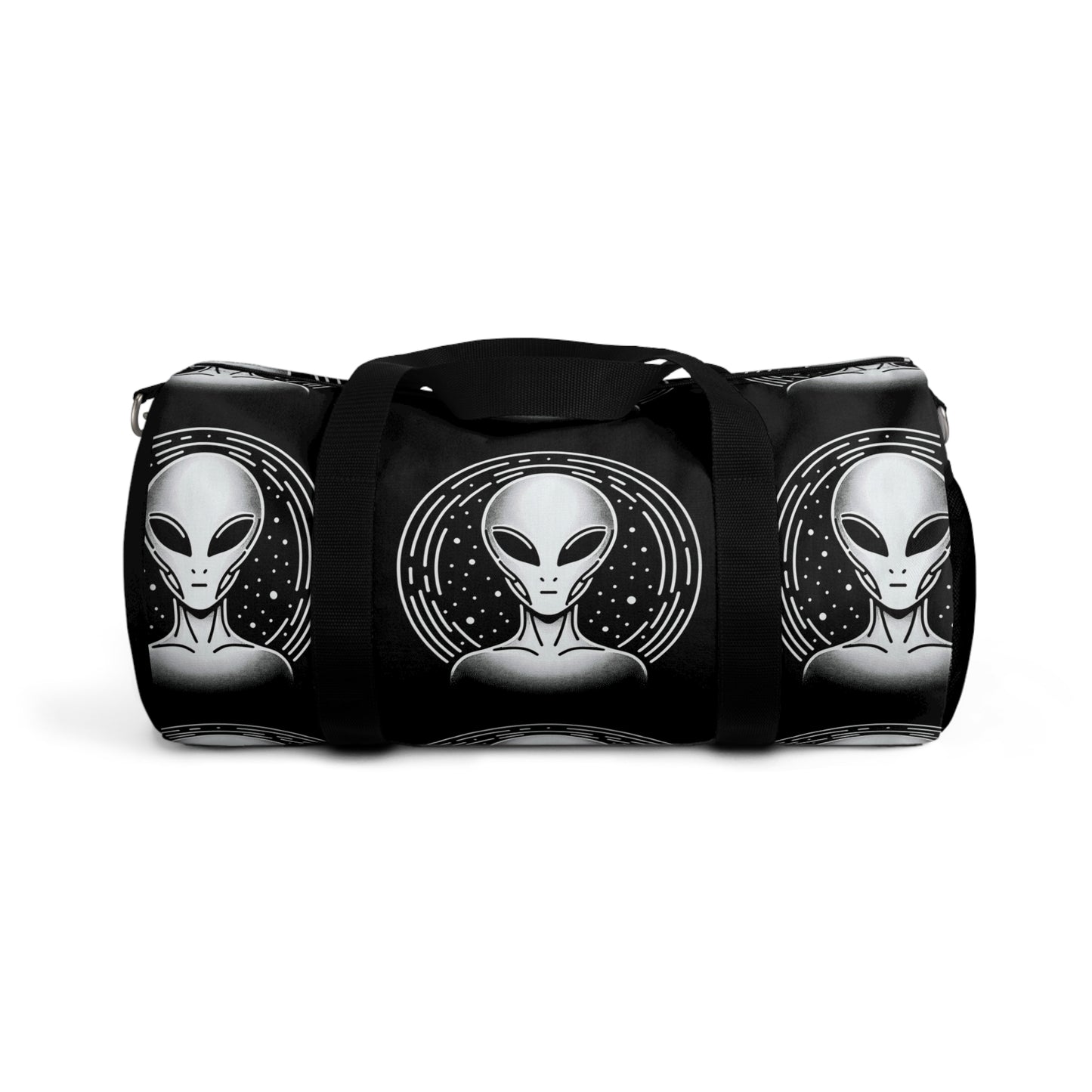 20iD Alien Duffel Bag, Custom Gym Gear, Extraterrestrial Design for Post Human Athletes, Assembled in the USA